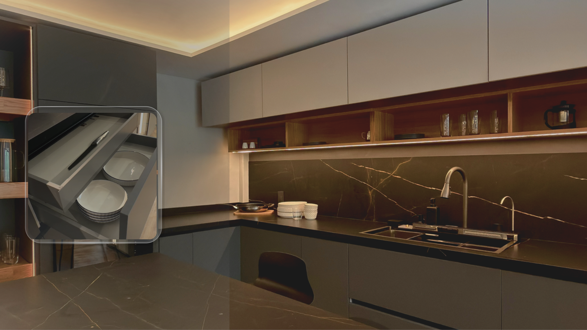 Proyecto integral de arquitectura, mobiliario y seguridad G3:1